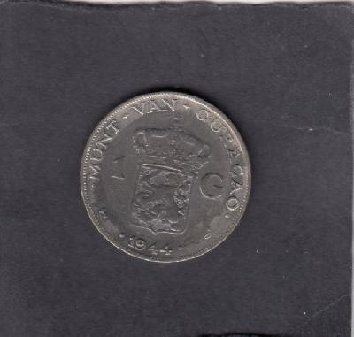 Beschrijving: 1 Gulden WILHELMINA